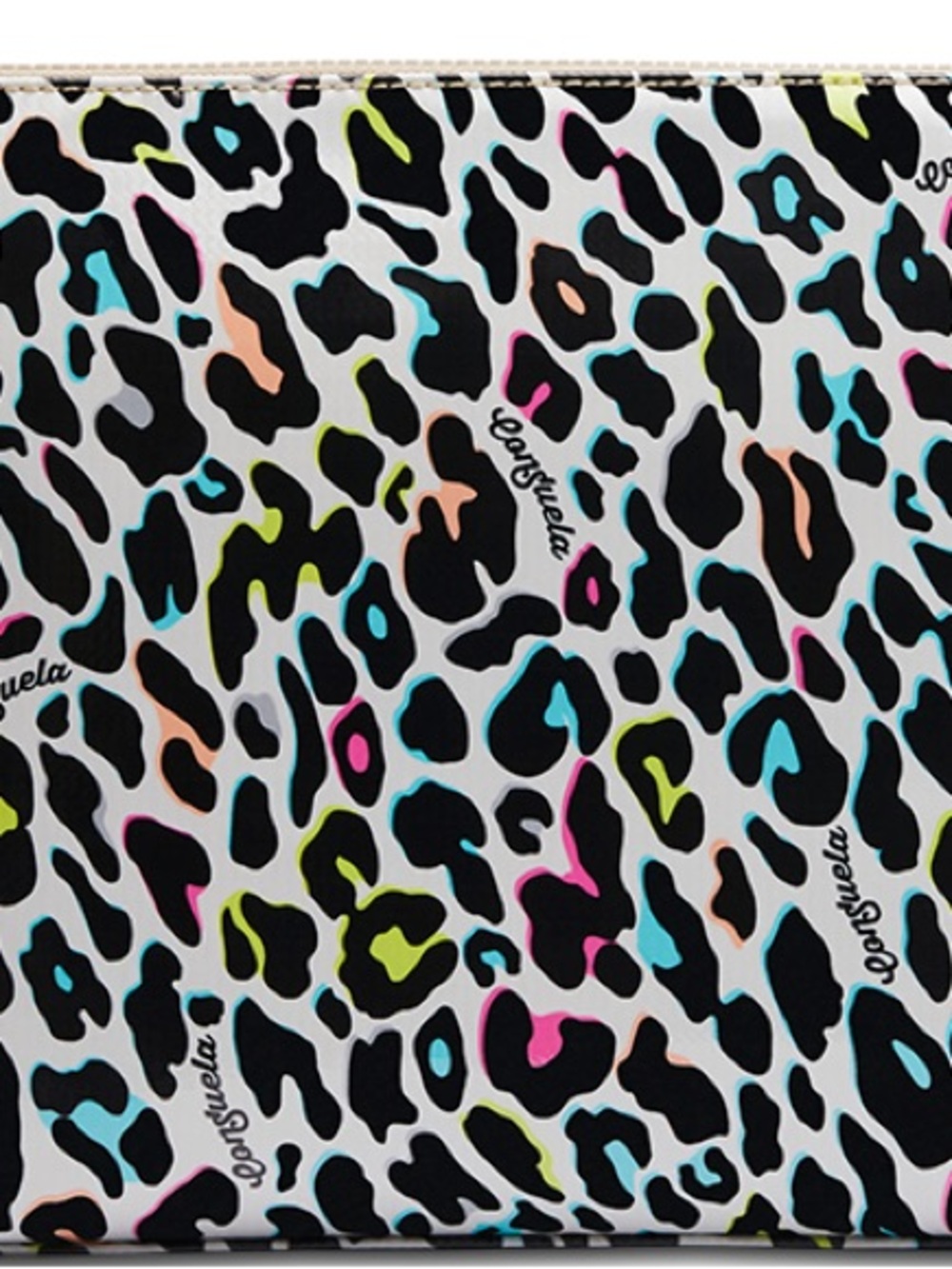 Consuela CoCo Downtown Crossbody Bag with Multicolor Leopard Print - Picture 3 of 7